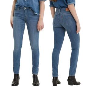 Levi’s 711 Mid Rise Skinny Jeans Women’s Blue Denim Size 29 Sculpt